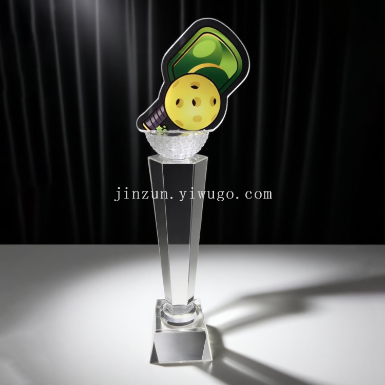 Cross-border wholesale of pickleball trophies, sports resin, table tennis institution competition trophies, school prizes, pickleball water Application Scenario