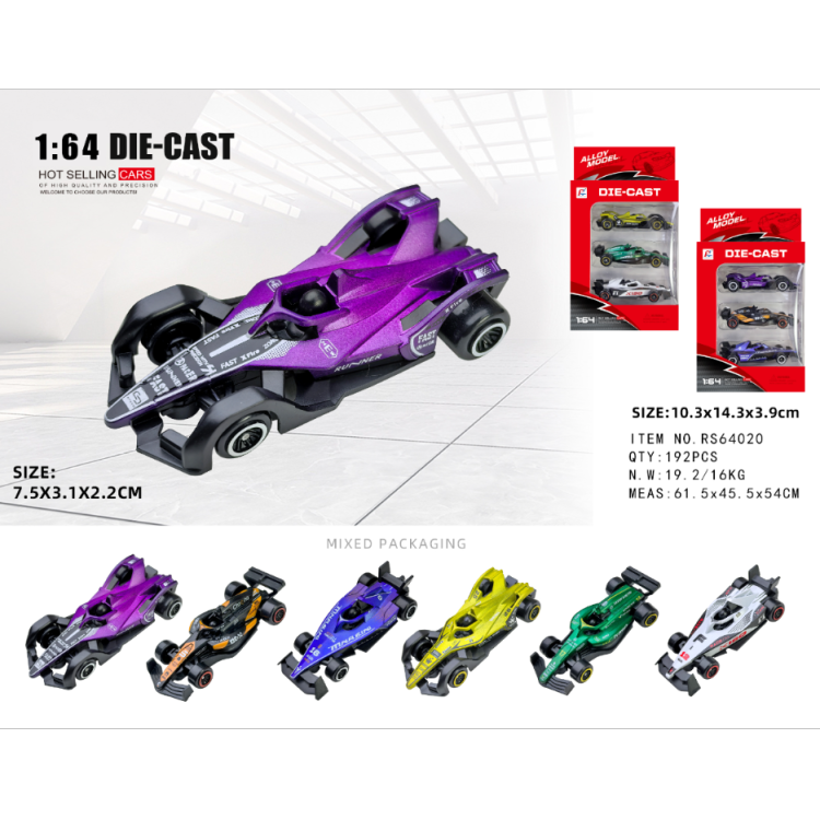 Cross-border 1:64 sliding alloy car children's toy car model window box Specification image