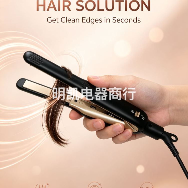Mini narrow board straight hair splint for foreign trade two-in-one Application Scenario