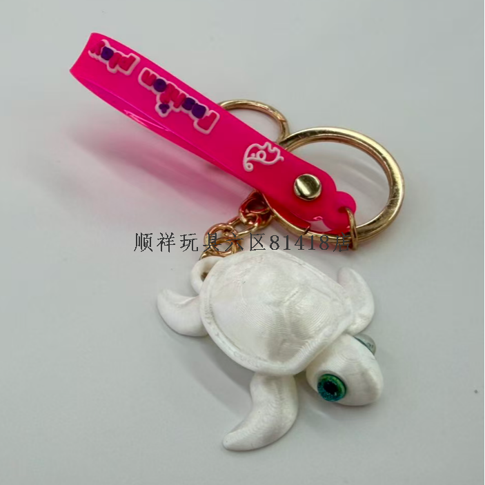 钥匙扣/钥匙扣玻璃/星星人/羊毛毡挂件/钥匙挂白底实物图