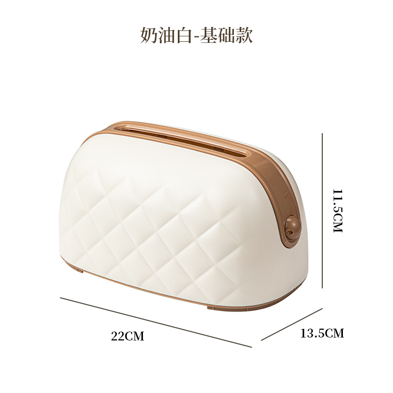 Tissue box, creative bag, storage box, bedside table, bedroom, living room, household coffee table, dining table, portable tissue box Item Picture