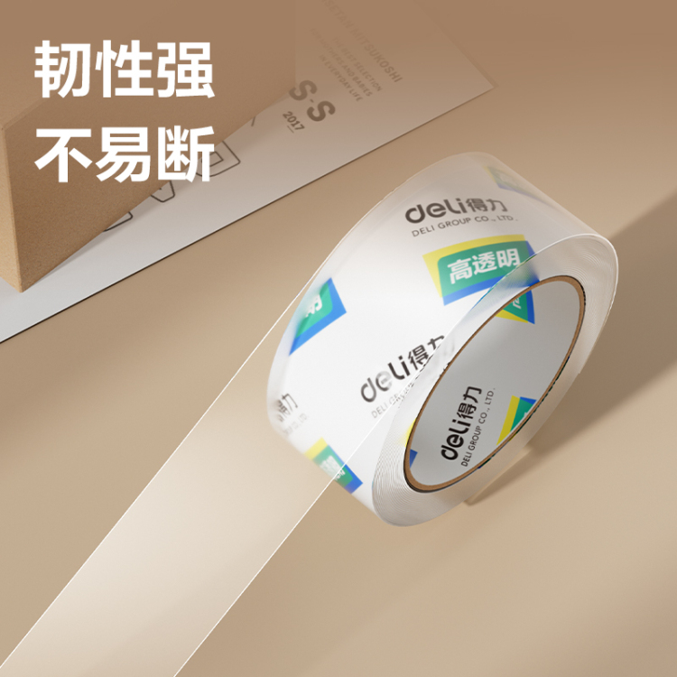 (6 rollos/tambor) papelería de oficina de alta viscosidad 48mm ancho cinta de cierre transparente Item Picture