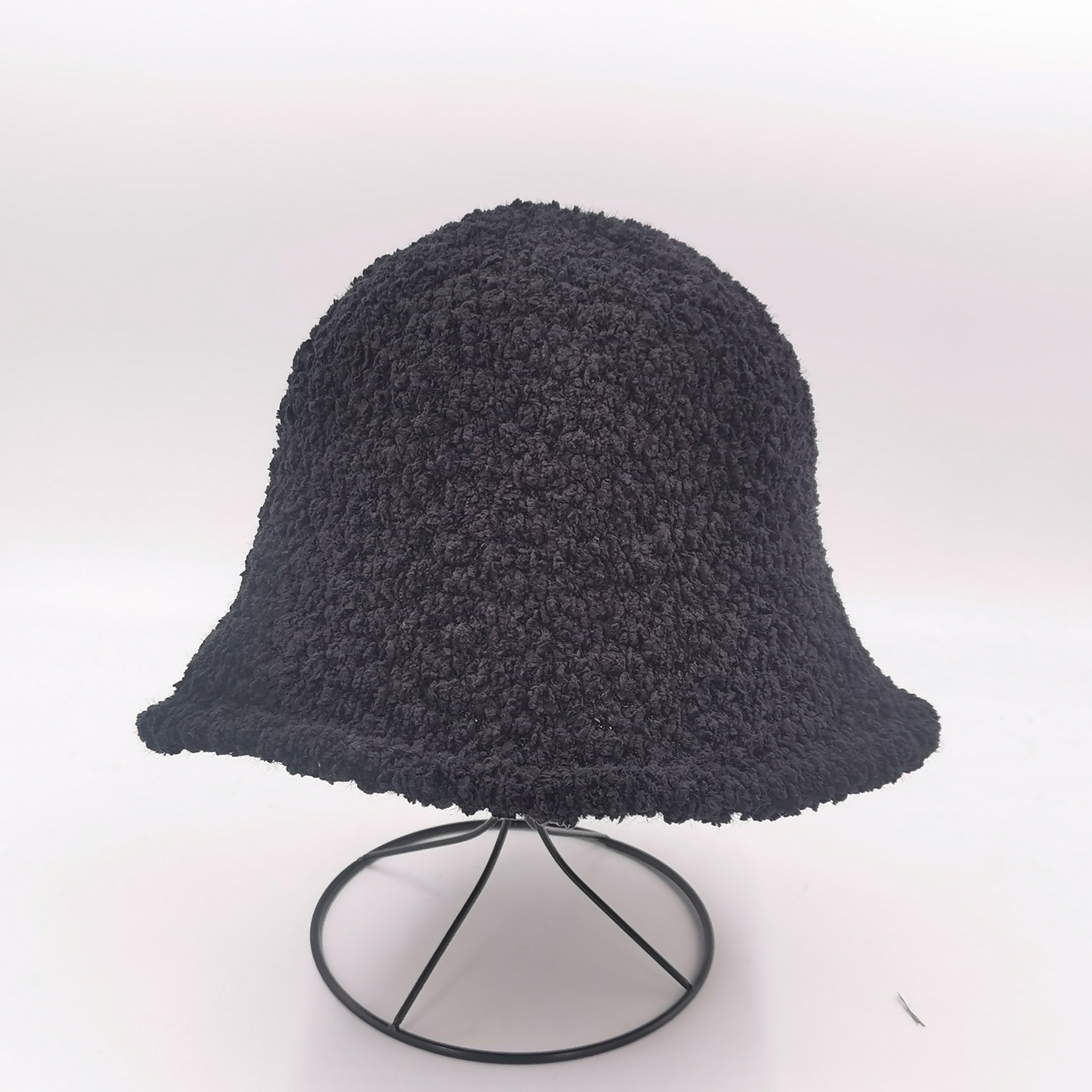 New Korean-style hats, simple lambskin, autumn and winter outdoor casual sunshade hats, warm basin hats and fisherman hats details Picture
