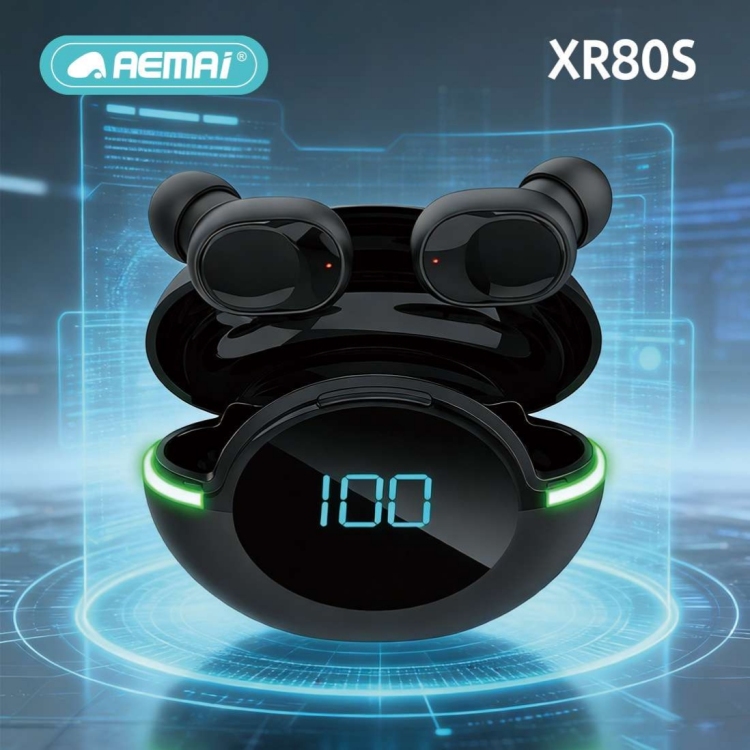Wholesale of the new cross-border XR80S Bluetooth headphones for sports, music and gaming Bluetooth 5.2 wireless headphones from the manufacturer