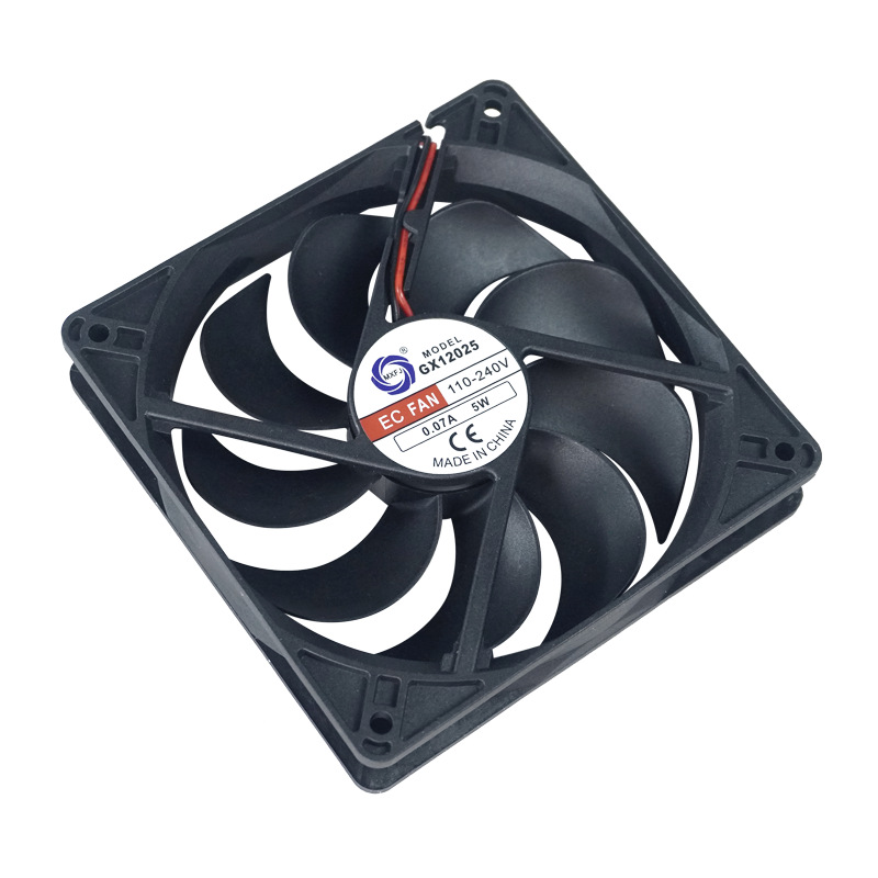 GX12025EC DC inverter 110-240V ball bearing axial flow fan cooling fan details Picture
