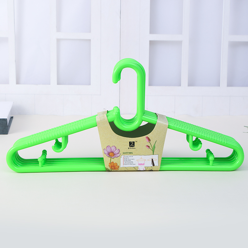 素色塑料衣架多色可选 可定制衣架成人晾衣架晒衣架厂家直销