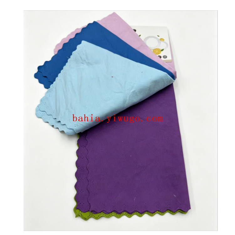 Natural loofah kitchen cleaning cloth, disposable dish towel, scouring pad, lazy person's rag Specification image