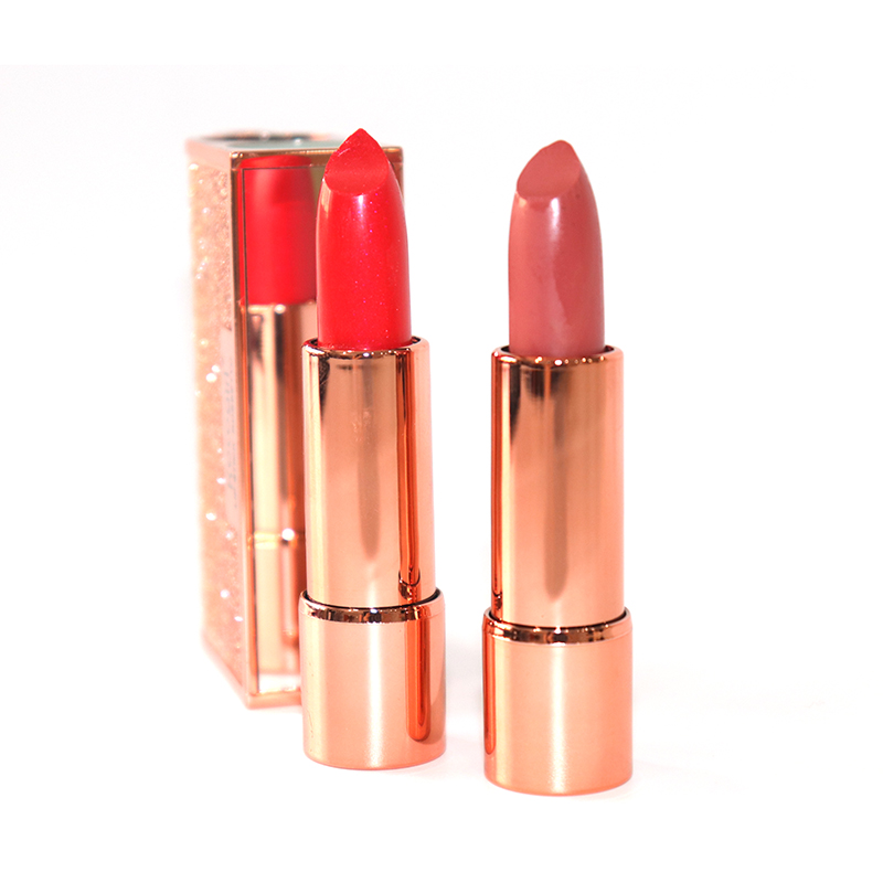 Matte lipstick set 2 color with golden chain bag custom press release, waterproof and long-lasting lipstick - 4
