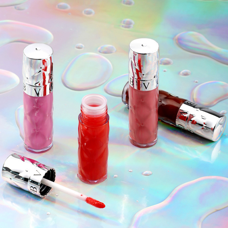 High-gloss non-stick lip gloss, waterproof, long-lasting moisturizing liquid lipstick, fashionable lip gloss with label pattern details Picture