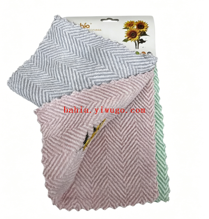 30* 30CM تنظيف عباد الشمس بالتطريز Specification image
