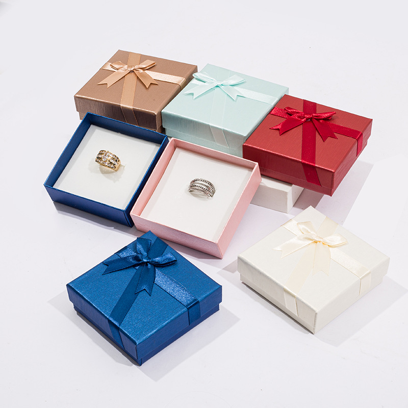 Rectangular business gift top and bottom cover packaging box, jewelry necklace and accessory box, birthday gift packaging box
