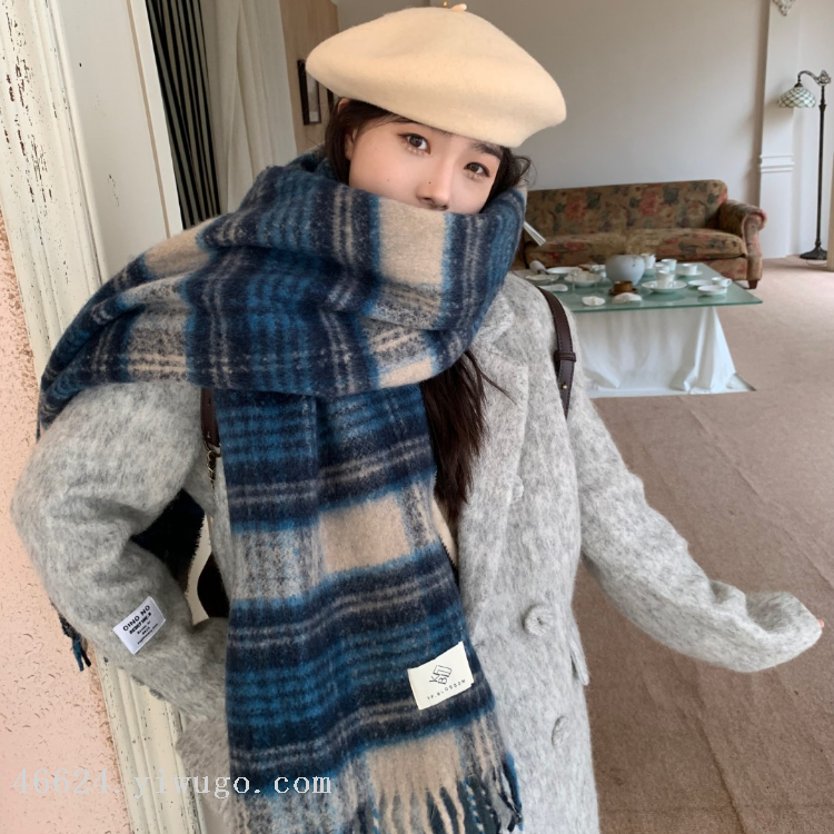 New in-stock cross-border scarves wholesale, e-commerce live streaming supply chain, British Merag Specification image