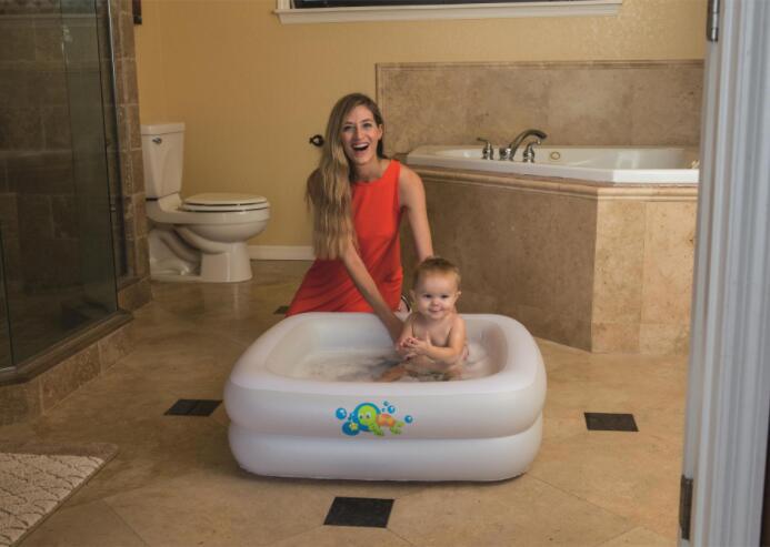 充气婴儿浴缸/游泳细节图