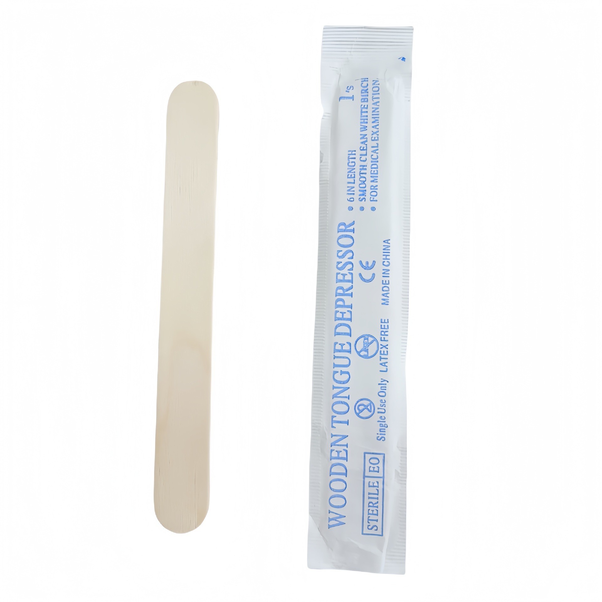 Grade A Wooden Tongue Depressor, single packaging for export Item Picture