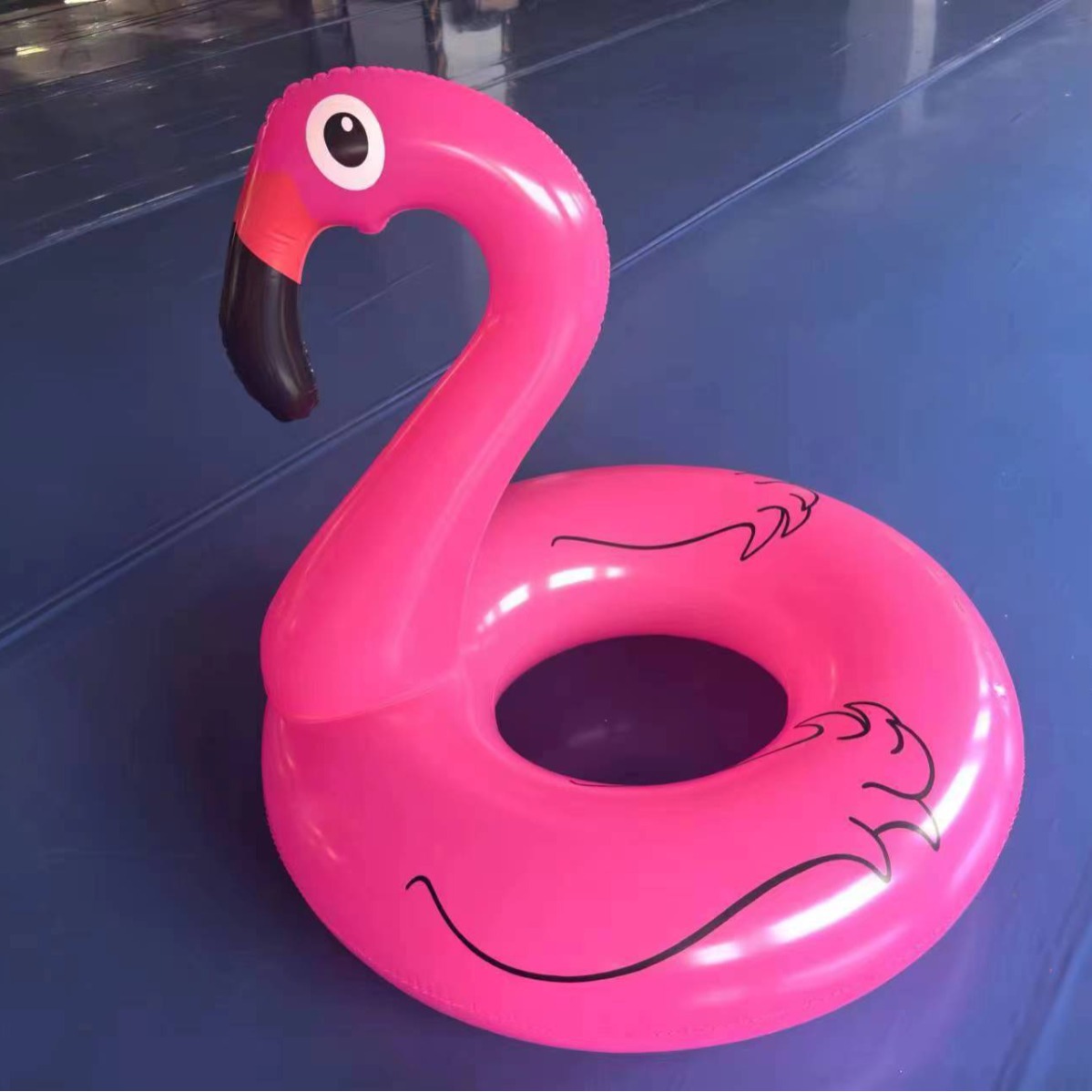 Adult inflatable unicorn swimming rings, flamingo life buoys, portable swimming rings wholesale, environmentally friendly PVC