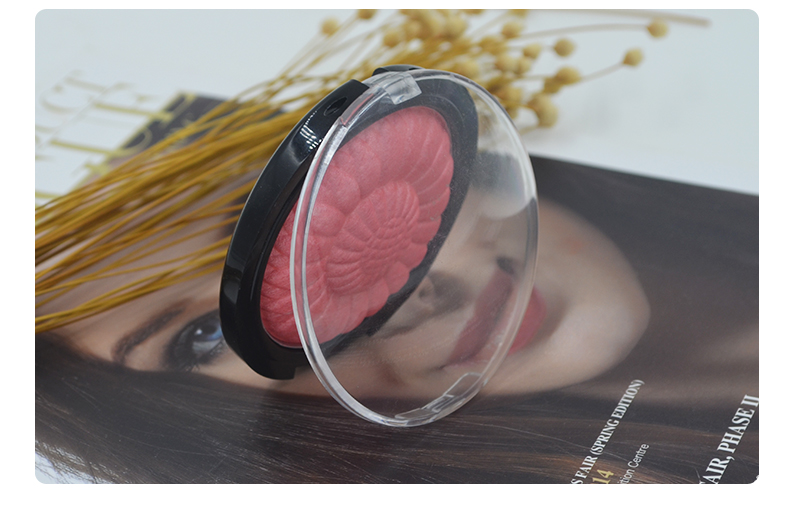 Customized cosmetics logo, self-owned brand cosmetics, high pigment, long-lasting, high-quality mineral powder blush, new color number Specification image