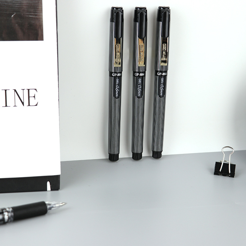 Modern Beauty 884 large-capacity 0.5mm bullet pen, office and student universal gel pen factory direct sales