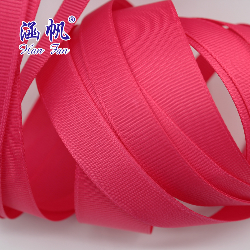 Peach pink encrypted ribbed ribbon, ribbon decorative ribbon, festival decorative ribbon, diy cloth strip, webbing, edge wrap details Picture