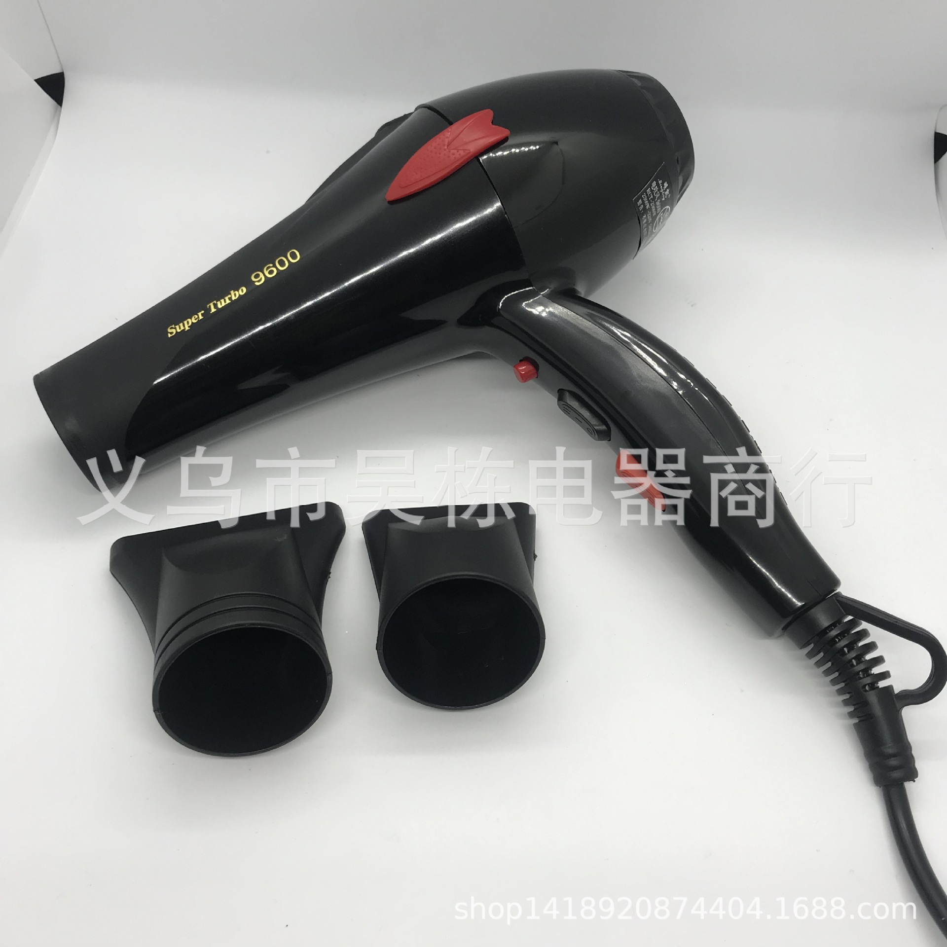 明凯9600带蓝光负离子大功率交流机 冷热四档风 风力大电吹风 Specification image