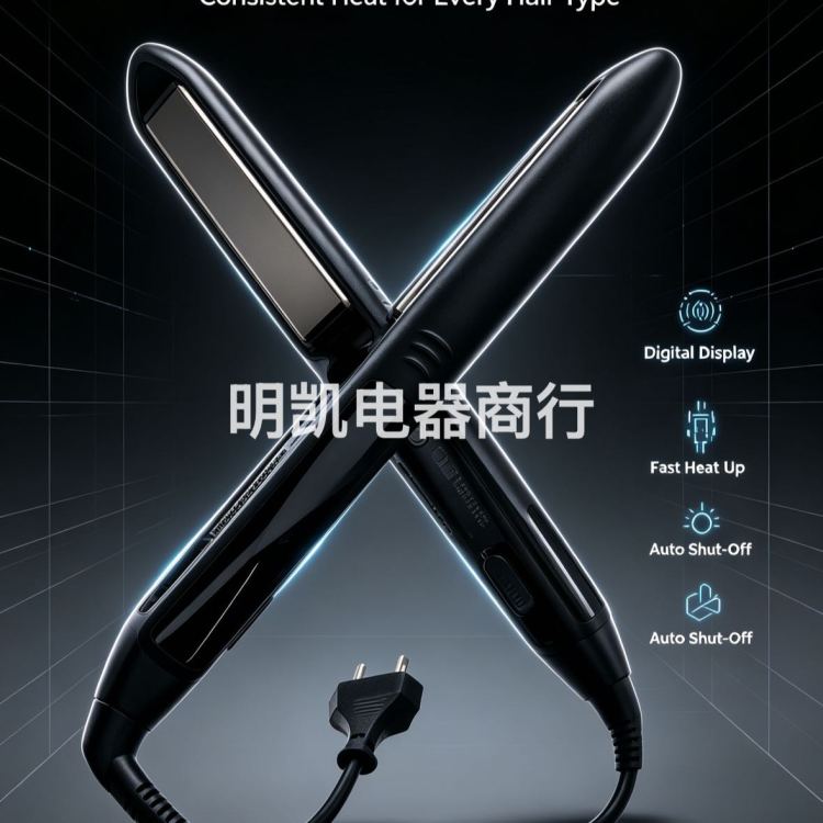 Straight and curly dual-purpose hair straightening splint, a professional hair care tool for home use and hair salons details Picture