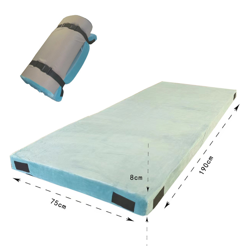 Outdoor travel sponge mattress, portable lawn camping outdoor sponge mattress, Velcro can be spliced Specification image