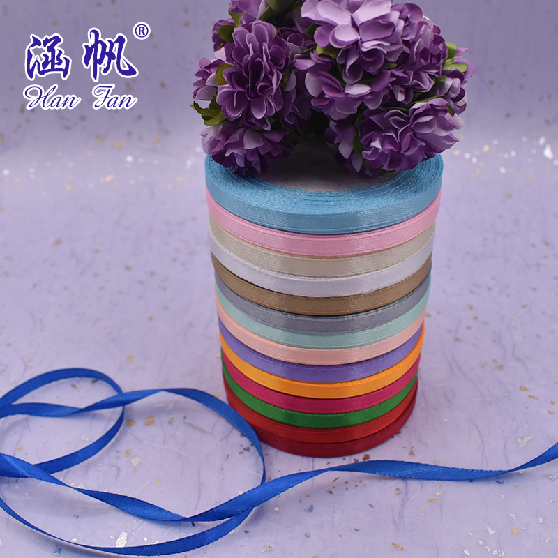 Factory stock wedding hand-held bouquet ribbons, 2-inch wide ribbons, ribbon webbing, DIY accessories, colorful ribbons, gift packaging details Picture