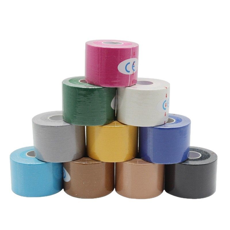 The foreign trade muscle patch elastic sports tape prevents muscle strain. The inner effect patch is individually packaged elastic muscle patch details Picture