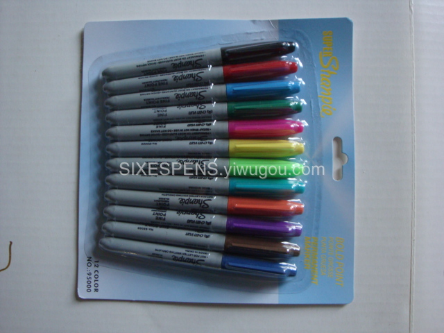 Factory direct sales of 18-color 9500 model 18-piece suction card marker pens Specification image