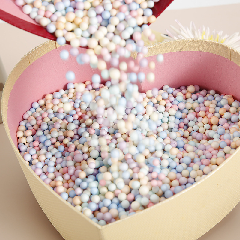 Birthday party decoration foam ball Flow Planet gift box filled macaron foam ball Polystyrene factory direct sales Item Picture