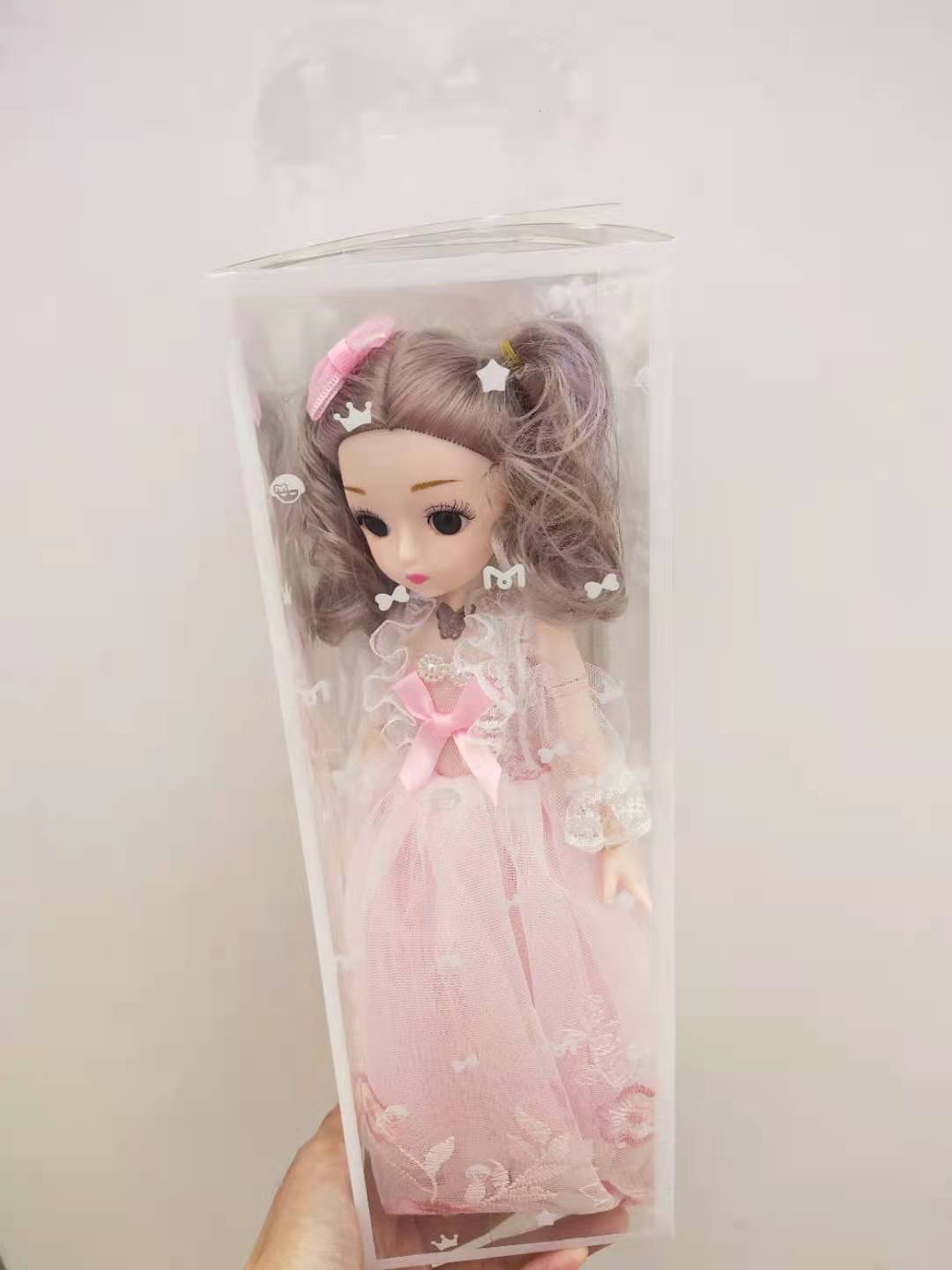 30 cm exquisite PVC box (excluding dolls) DIY Barbie doll box, a gift for girls to play house details Picture