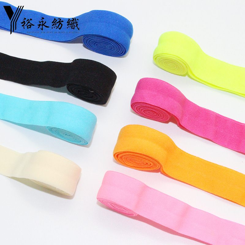 The manufacturer has in stock edge banding, elastic rolled edge strips, nylon elastic bands, spandex edge banding elastic bands, edge banding strips and webbing