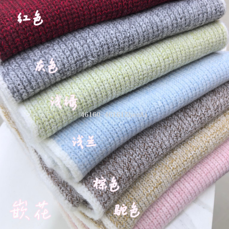 The new in-stock cross-border wholesale e-commerce live stream for Korean customers features an inlaid pattern overall scarf that is very simple Item Picture