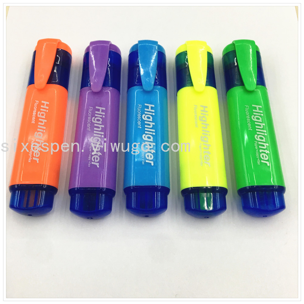 Macaron-colored highlighter set, specially designed for supermarkets