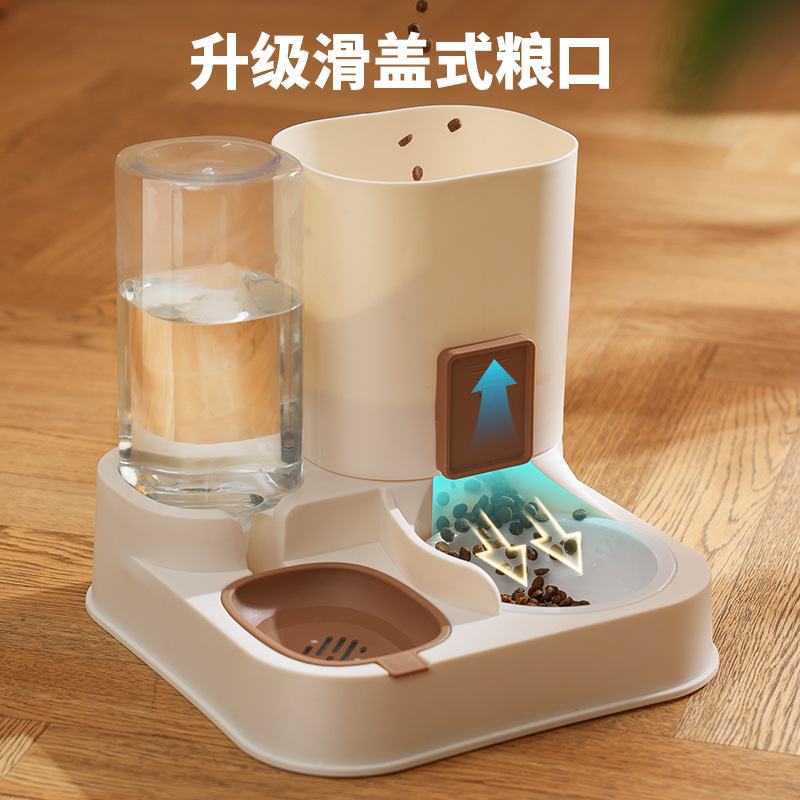 升级滑盖式粮口宠物自动喂食器 宠物用品智能定时定量