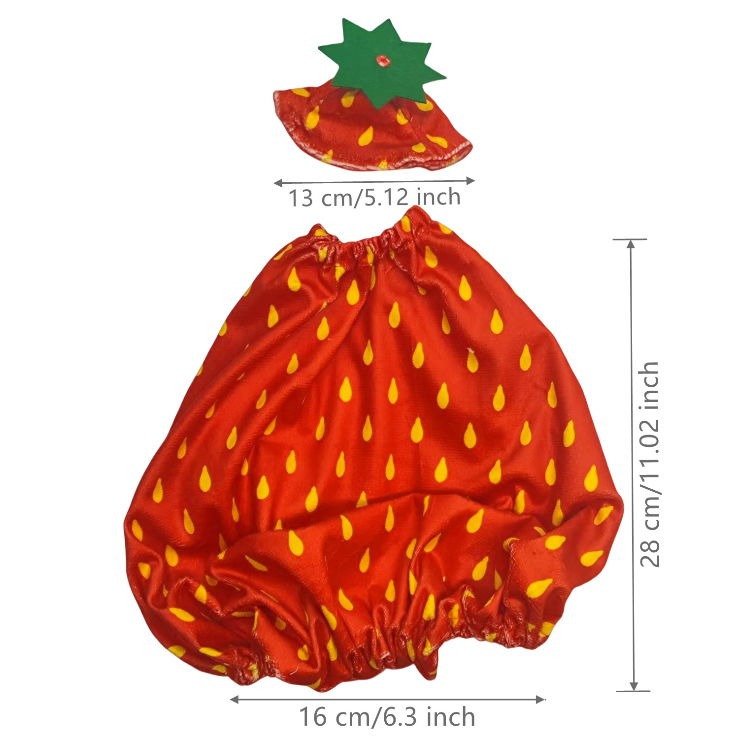 Cross-border porch lawn goose clothing 2026 Big White Goose Fruit Clothing Set Application Scenario