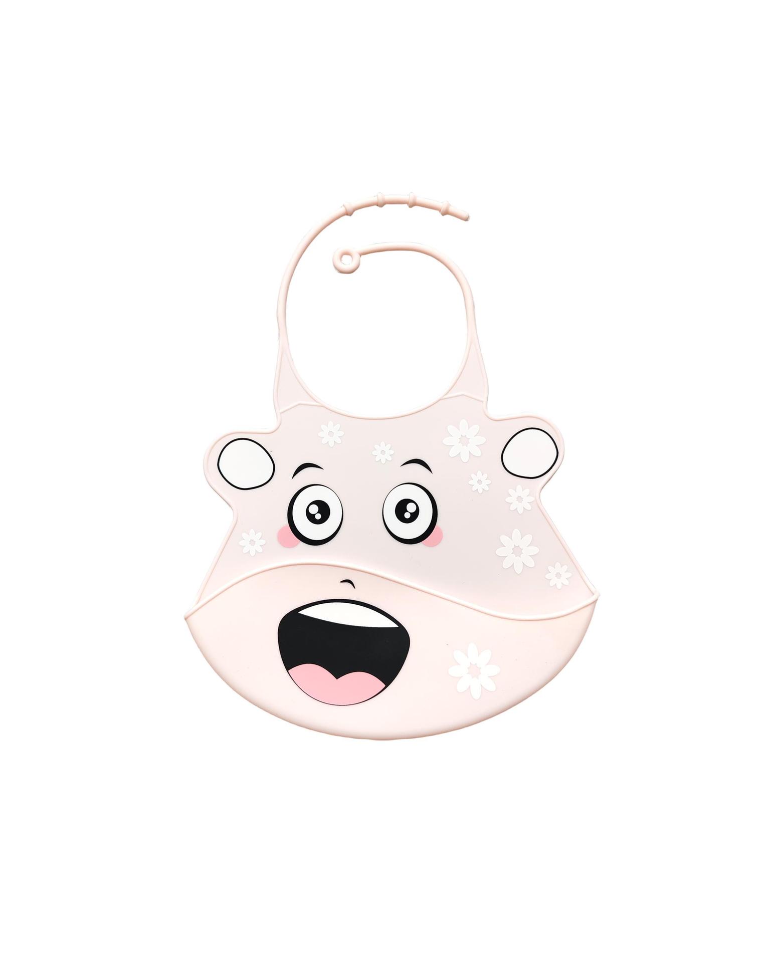 Baby and maternal products: Baby feeding bibs, children's silicone cartoon bibs, baby three-dimensional drool bibs Item Picture