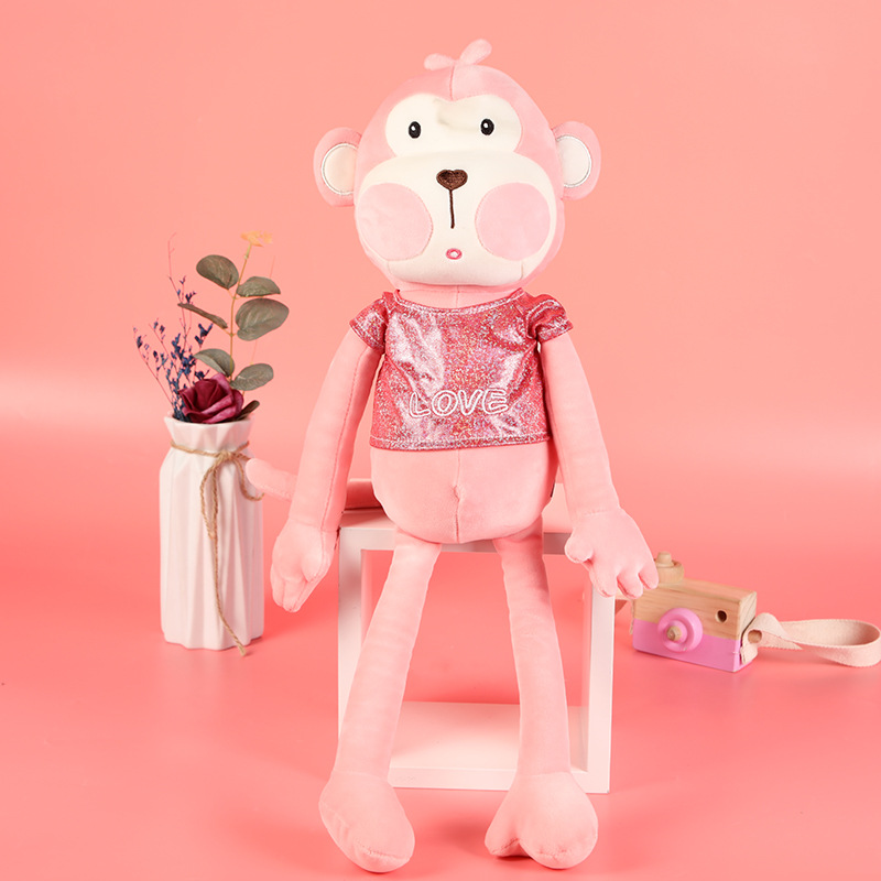 Cross-border bestseller LOVE Dressing Monkey Doll Blush comes in multiple colors and sizes and supports customization Item Picture