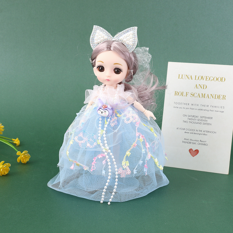 17 cm Barbie Princess training institution gifts, exquisite keychains, accessories, pendants, doll toys wholesale Item Picture