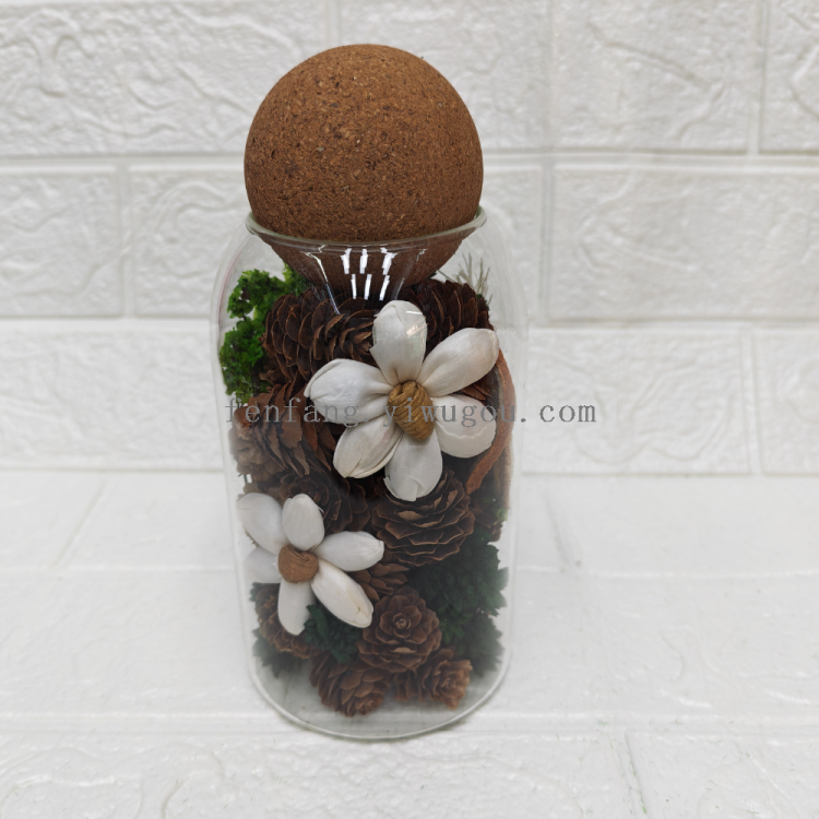 花瓶/塑料花瓶/立体贺卡/透明园玻璃瓶/花瓶插花产品图