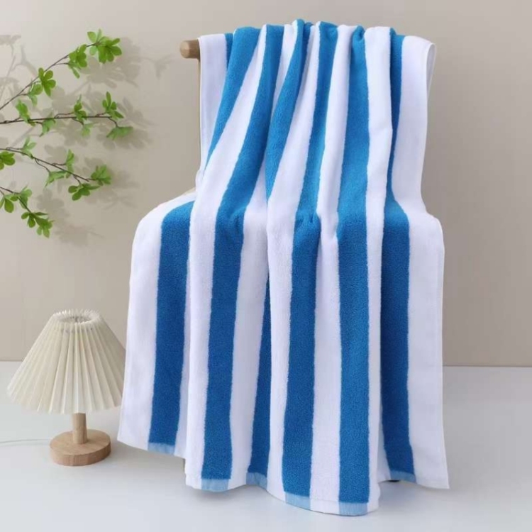 Cross-border supermarket thickened and widened pure cotton bath towel for star hotels 76*180cm details Picture