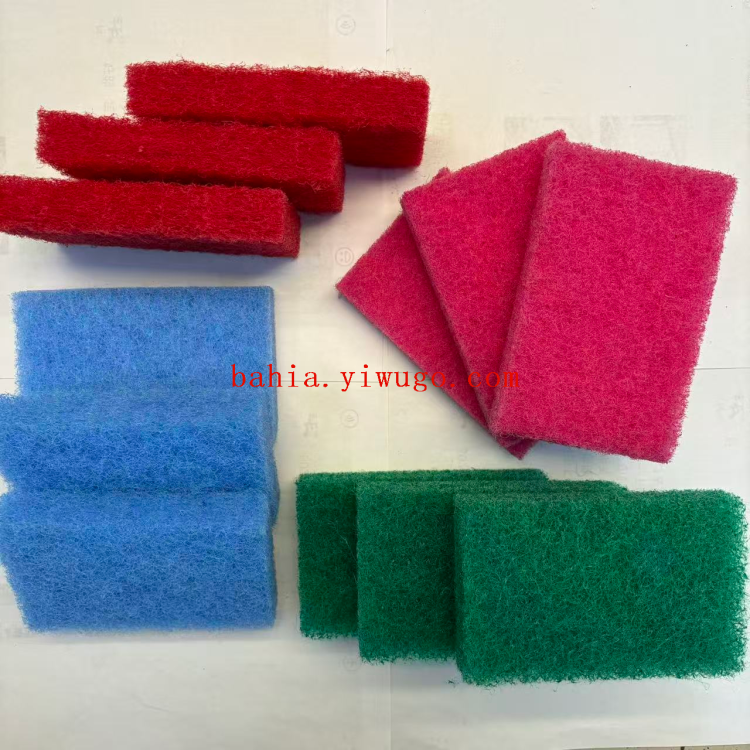 Coarse-fiber scouring pads, kitchen and household pot scrubs, pot scrubs for removing dirt and oil, cleaning cloths, durable household rags, bahia Application Scenario