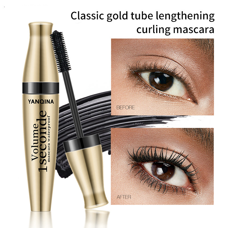 Waterproof mascara - Curl and thicken waterproof and sweat-proof 3D gold tube mascara details Picture