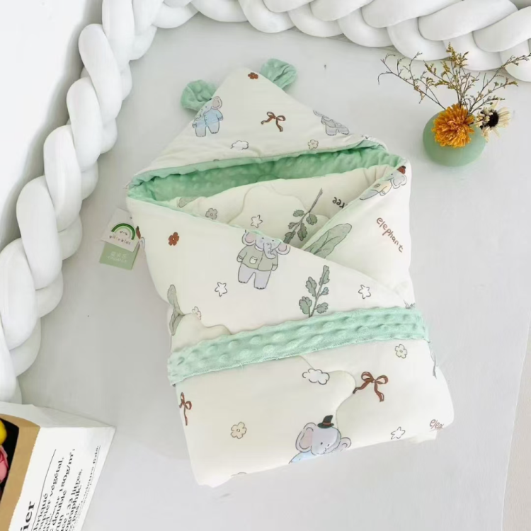 Baby Doudou Blanket, Newborn delivery room, baby swaddling clearance, Newborn blanket, Baby blanket Spring and Autumn style details Picture