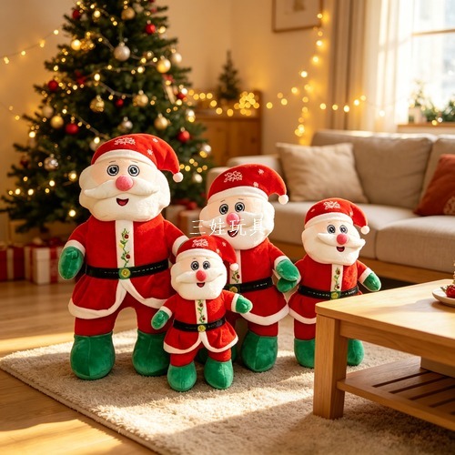 Wholesale of Santa Claus dolls, snowman dolls, Christmas gifts, event plush toys and gifts details Picture