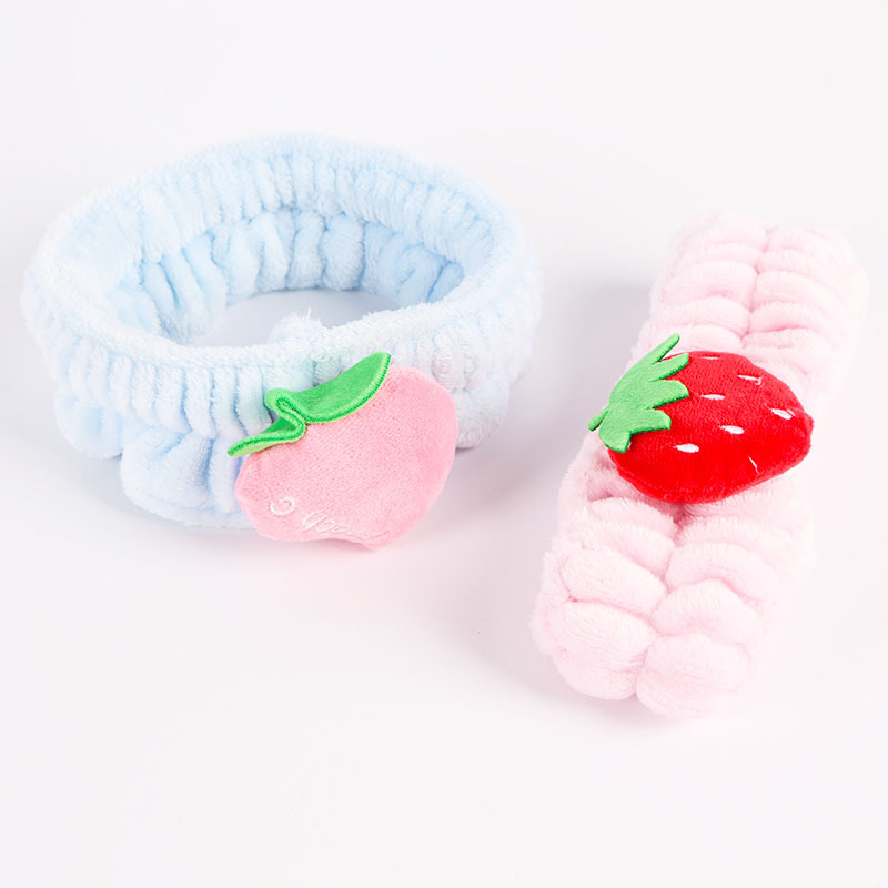 Fruit series hair bands, cute pets, simple hair ties and headbands for washing, grooming and makeup details Picture