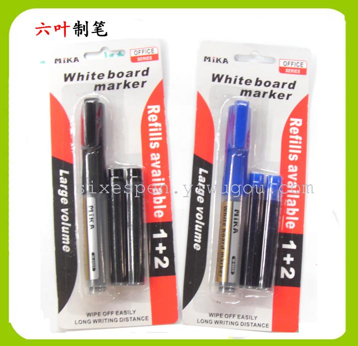 The 2+1 replaceable core whiteboard pen, a best-selling product in European and American supermarkets