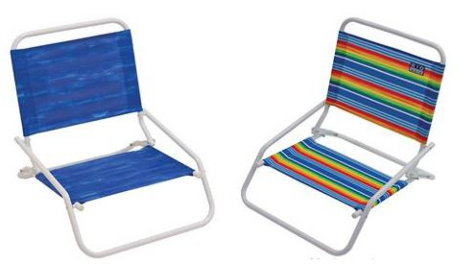 Outdoor camping, simple folding chair, low leg, low seat, portable armrest, leisure chair, backrest, fishing beach chair Item Picture