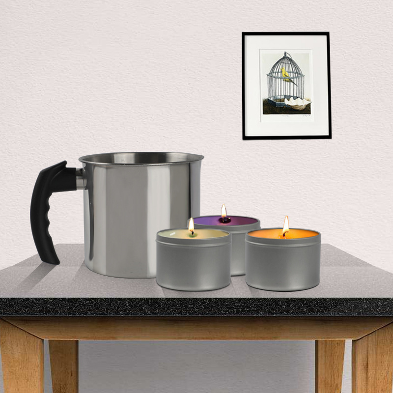 跨境香薰蜡烛diy蜡烛套装工具生日蜡烛香薰手工材料包蜡烛工具包