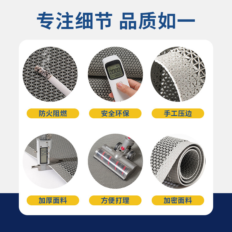 Outdoor entrance door floor MATS are dirt-resistant, maintenance-free, waterproof and sun-proof. Outdoor foot MATS are anti-slip and commercial. Welcome carpets are commercial Specification image