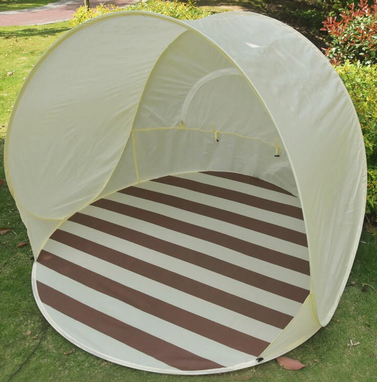 Wholesale of children's outdoor tents, cross-border lightweight and portable one-click folding toy house small tents, baby beach tents Specification image
